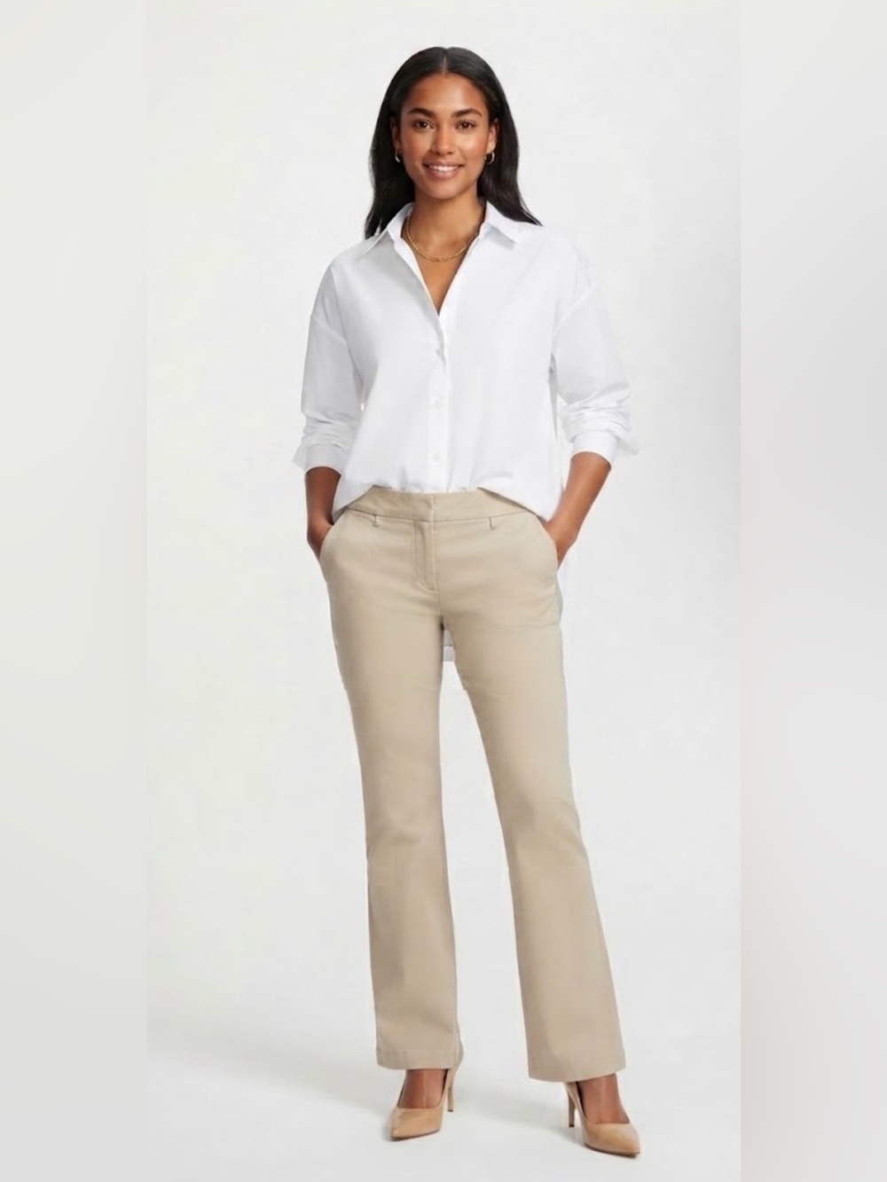 Theory Neutral  Trousers in Light Beige Dress Pants size 12
